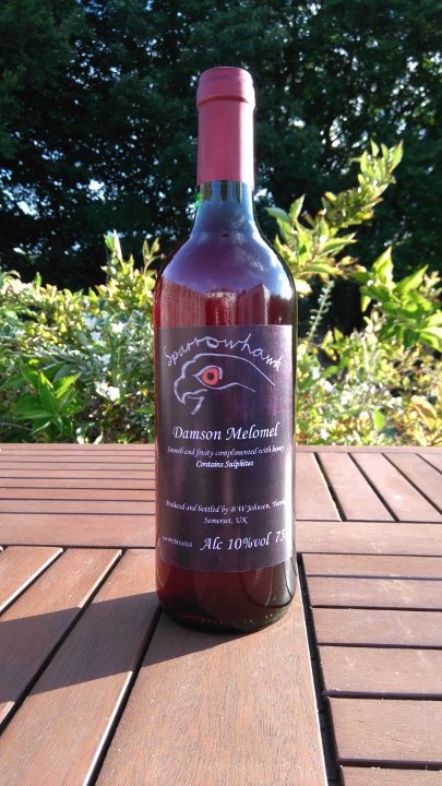 image: Bottle of Damson Mead