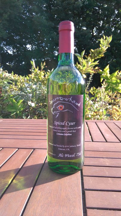 image: Bottle of Spiced Apple Mead